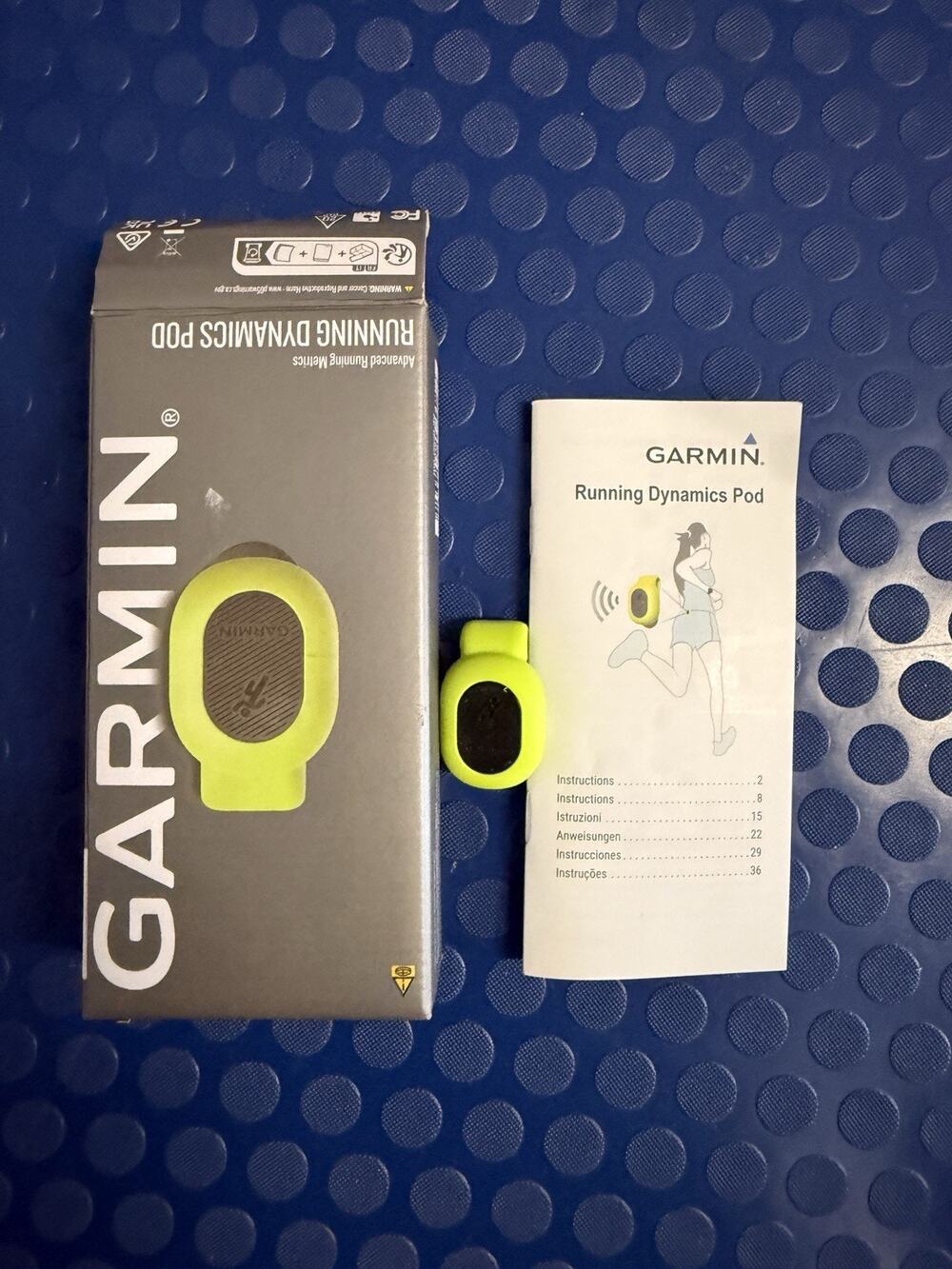 Garmin Running Dynamics Pod Advanced Running Metrics Sensor
